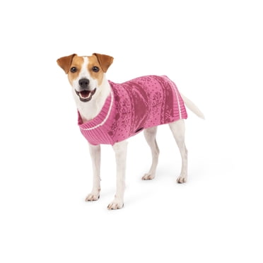 One Paw, Pull Jacquard Renne, Pull pour chien, Motif tricoté festif