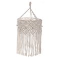 thumbnail image 4 of Abat-jour Boho Macramé Abat-Jour Suspendu de Remplacement Bricolage Luminaire à Main B, 4 of 9