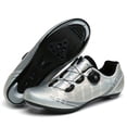 thumbnail image 4 of QJUHUNG Men‘s Professional Cycling Sneakers - Compatible with SPD Cleat and Rotary Buckle  Breathable Sport Shoes for Mountain Bike Riding and Racing Outdoor Activities, 4 of 6