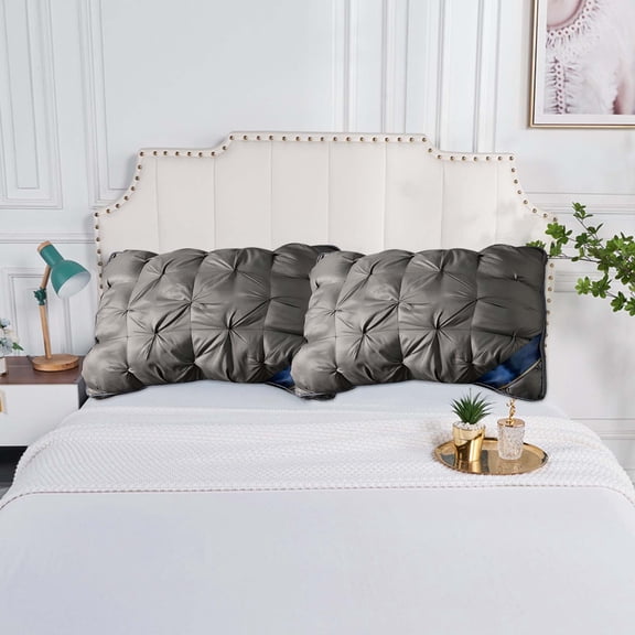 HOARBOEG Twisted Down Pillow WashableBedding Size Bed Pillow White Cool Hotel Quality Corner Propped Pillow For Back Flat Or Side Sleeping