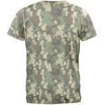 thumbnail image 2 of Green Woodland Camo Mens Soft T Shirt, 2 of 2