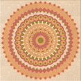 thumbnail image 1 of Ahgly Company Machine Washable Indoor Square Transitional Pumpkin Orange Area Rugs, 8' Square, 1 of 7