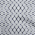 thumbnail image 1 of oneOone Cotton Poplin Light Gray Fabric Ogee Fabric For Sewing Printed Craft Fabric By The Yard 42 Inch Wide, 1 of 4