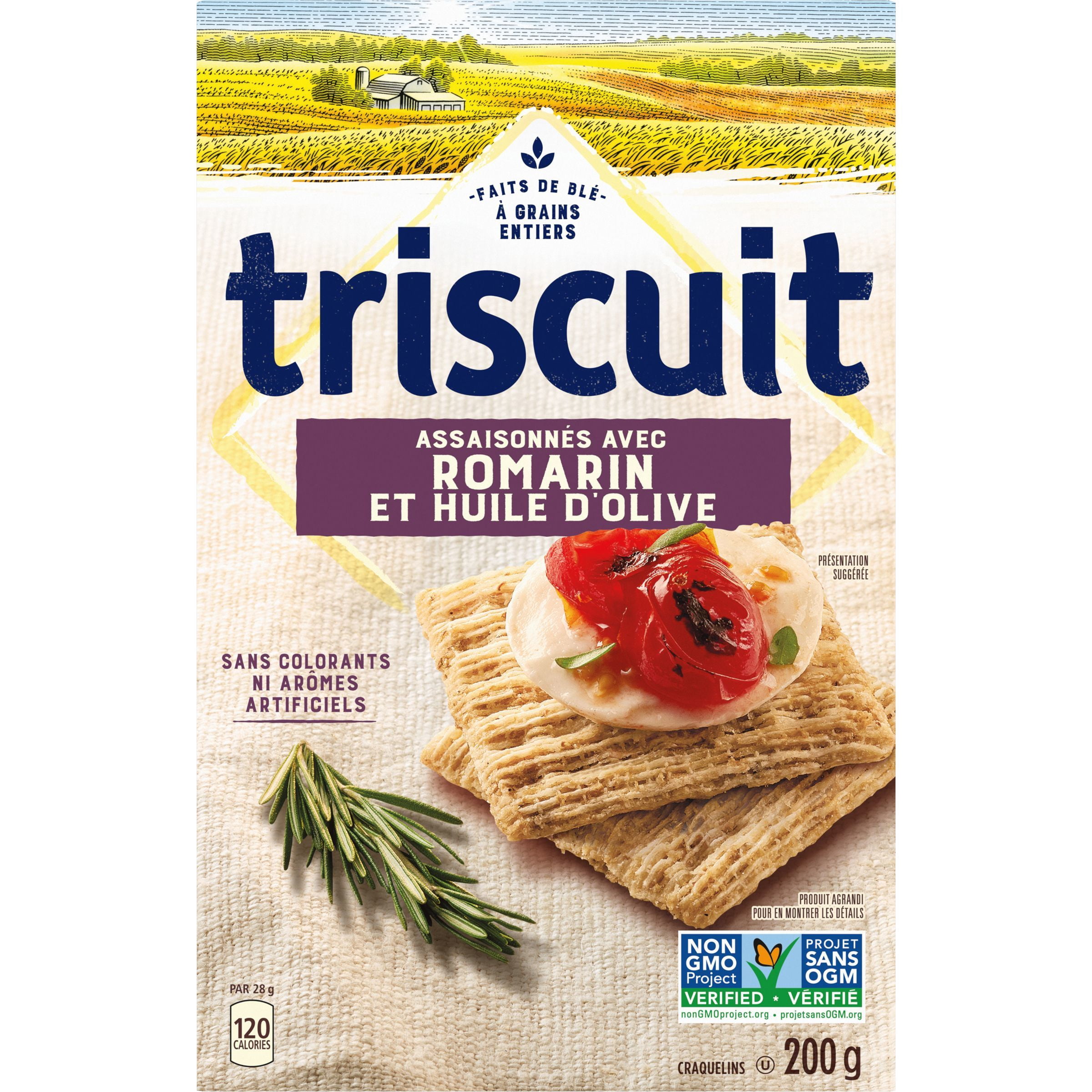 TRISCUIT Romarin et Huile d'olive Craquelins