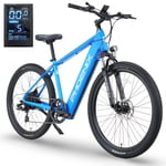 PHOENIX BIKES 100 km Gamme 350W, 32 km/H, 27.5" Vélo électrique - LCD, 468Wh (36V/13Ah) Batterie, 19" Route du cadre en aluminium & Montagne eBike - 16-80 ans