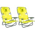 thumbnail image 1 of Ostrich On-Your-Back Outdoor Lounge 5 Position Reclining Beach Chair (2 Pack), 1 of 11