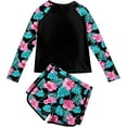 thumbnail image 4 of Girls Swimwear Girls Rash Guard Swimsuits 2 Piece Bathing Suit UPF 50+ Summer Swimwear for Beach Pool, 4 of 6