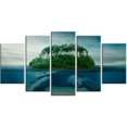thumbnail image 1 of Design Art Giant Turtle Carrying Island Canvas Print, 1 of 3