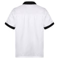 thumbnail image 4 of TiaoBug Unisex Short Sleeve /Long Sleeve Chef Coat Jacket with Hat Lightweight Button Restaurant Kitchen Chef Top Uniform White 4XL, 4 of 7
