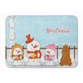 thumbnail image 1 of Carolines Treasures BB2426RUG Christmas Carolers Cocker Spaniel Red Machine Washable Memory Foam Mat, 1 of 4