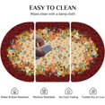 thumbnail image 3 of Fall Tablecloth Oval 52 x 70 Inch, Oval Fall Tablecloth, Autumn Pumpkin Thanksgiving Tablecloth Oval, Fall Oval Table Cover, 3 of 5