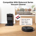 thumbnail image 2 of roborock Dual Main Brush Replacement for S8, S8+, Q5 Pro, Q5 Pro+, Q8Max and Q8Max+ Robot Vacuum Cleaner, Two Roller Brushes Included, Roller Brush Accessories Kit, 2 of 7
