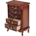 thumbnail image 2 of Durable Mini House Wooden Cabinet for Decoration Brown Color Safe and Detailed Design Fits Perfectly, 2 of 8