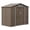 Brun Clair, variante sur Remise de Jardin Vert de 2,13 m x 1,22 m avec Trousse de Fondation et Double Porte.