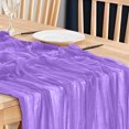thumbnail image 4 of Boho Gauze Green Wedding Table Runner Fabric Kitchen Dining Holiday Table Decor For Home Party Indoor, 4 of 5