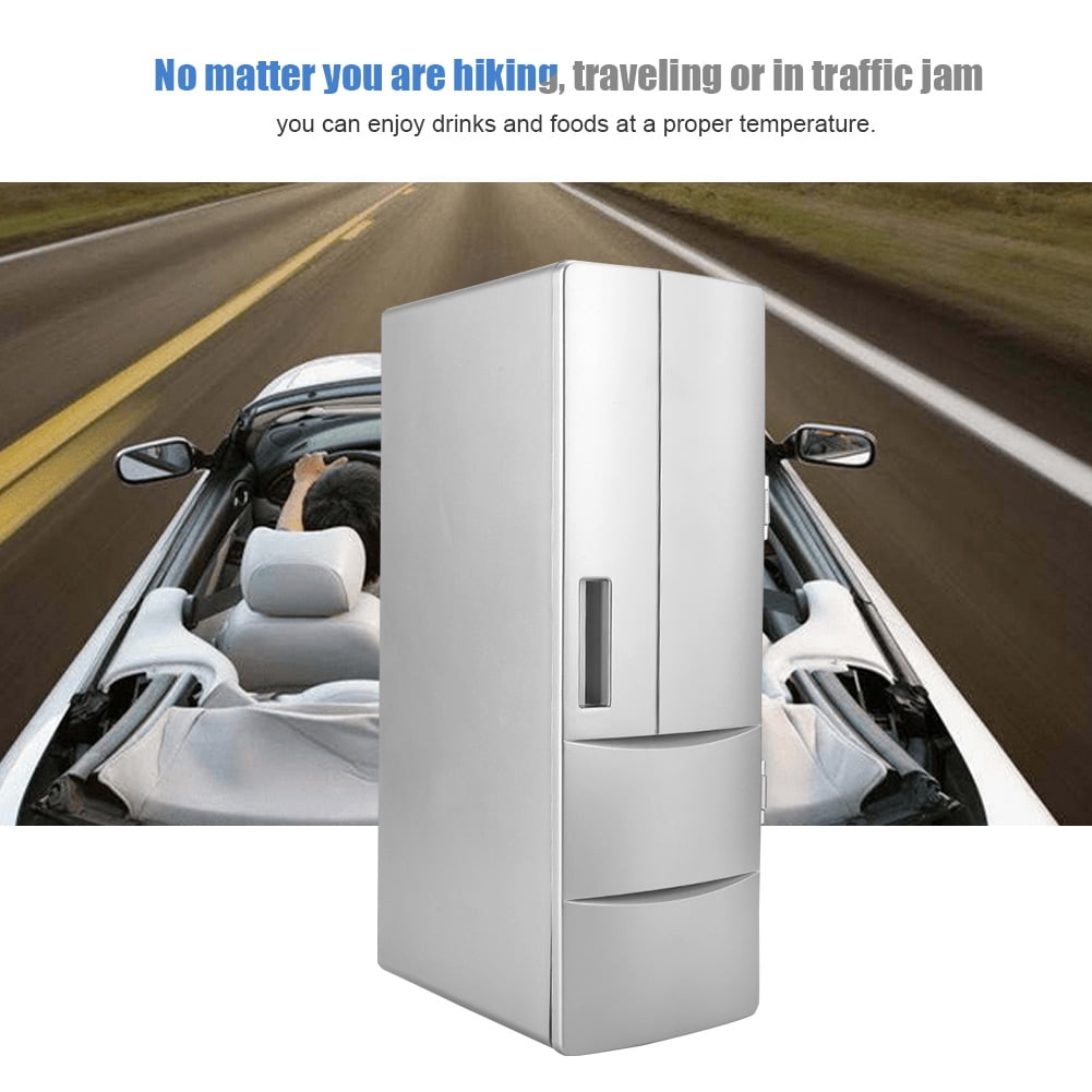 LYUMO Mini Fridge Freezer, Small Fridge Freezer, Portable Or Office Car For Home Boat