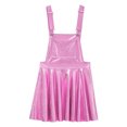 thumbnail image 4 of RUNQHUI Robe Évasée pour Filles Fête d'Anniversaire Robe à Bretelles Jupe Plissée Vêtements de Carnaval Rose 12, 4 of 6