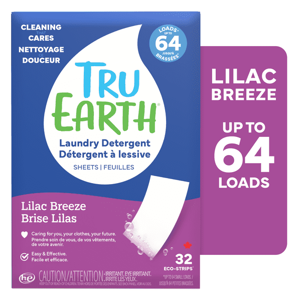 Tru Earth Laundry Detergent Sheets, Lilac Breeze