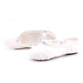 thumbnail image 5 of MIASHUI Chaussures pour Enfants Chaussures de Danse Chaussures de Danse Chaudes Ballet Performance Chaussures d'Intérieur Chaussures de Yoga Danse, Blanc, 4-4.5 Ans, 5 of 5