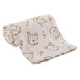 thumbnail image 3 of Winnie the Pooh Allover Print Baby Blanket, Unisex, Beige, 3 of 6
