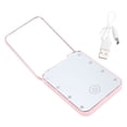 thumbnail image 2 of Magnifying Portable LED Makeup Mirror with 2 Sided Small Travel Cosmetic Mirror for Bright Lighted Makeup Area, 2 of 7