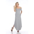 thumbnail image 2 of White Mark Women's Cold Shoulder Maxi Dress, 2 of 4