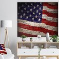 thumbnail image 3 of Design Art - Grande Aquarelle Drapeau Américain, 3 of 5