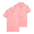 thumbnail image 1 of Dealovy 2pc Womens Plus Size Tops Short Sleeve Lapel Collared Quick Dry Athletic Golf Active Gym T-Shirts, 1 of 5