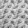 thumbnail image 1 of oneOone Polyester Spandex Black Fabric Floral Sewing Material Print Fabric By The Yard 56 Inch Wide, 1 of 4