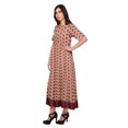 thumbnail image 2 of Moomaya Robe Kurta Imprimée Tenue d'Été Kurti pour Dames Tunique Longue Hauts pour Femmes, 2 of 5