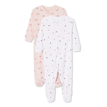 Lot de 2 grenouillères George pour bébés filles