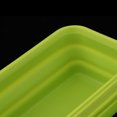 thumbnail image 2 of S SERENABLE 540ML Foldable Silicone Lunch Box Storage Jars Camping Bowl - Green 540ML Green, 2 of 9