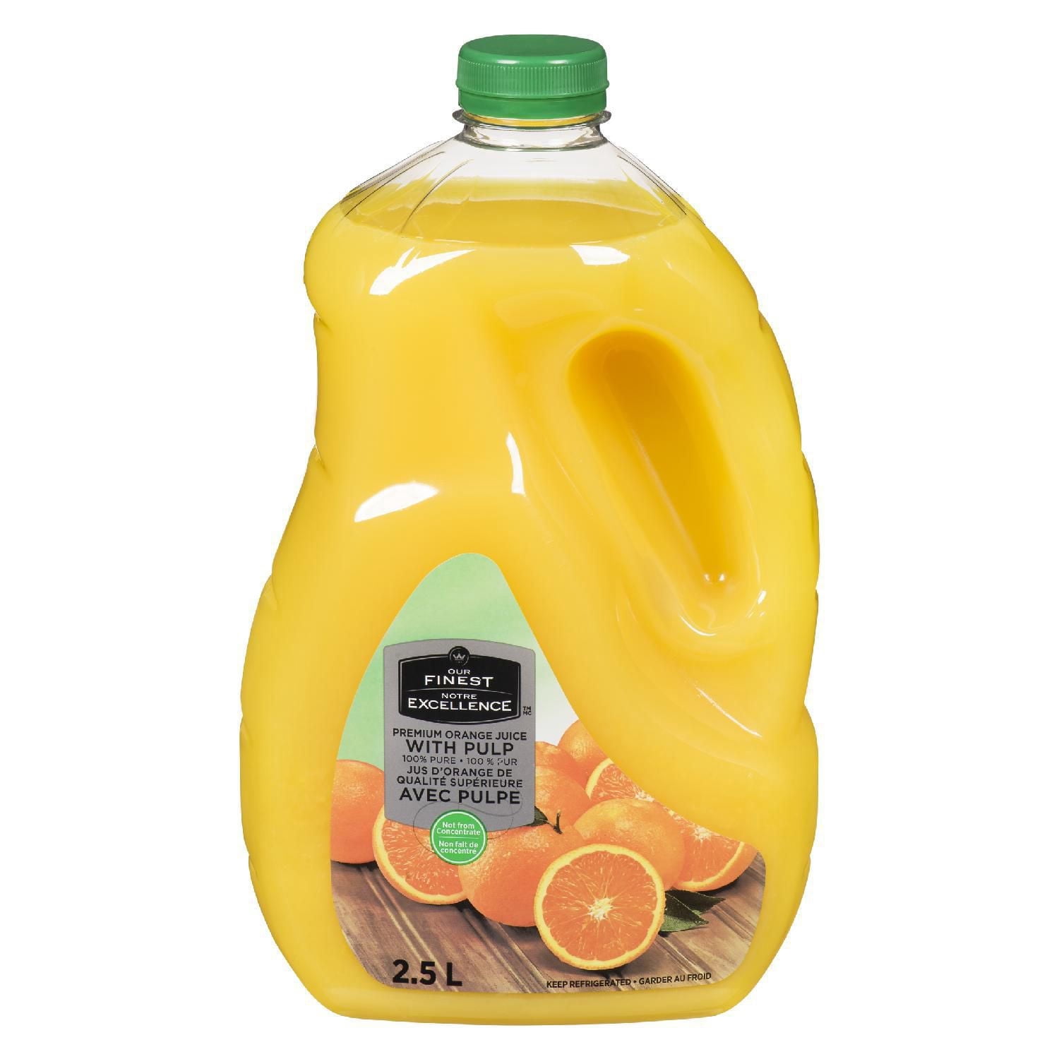 Our Finest Not From Concentrate Premium Orange Juice With Pulp
