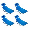 thumbnail image 1 of Ostrich Chaise Lounge Folding Portable Sunbathing Poolside Beach Chair (4 Pack), 1 of 7