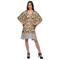 thumbnail image 2 of Moomaya Robe Courte de Caftan de Plage, Robe de Couverture Imprimée, Kaftan pour Femmes, Tenue de Plage, Couverture, 2 of 4