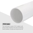 thumbnail image 4 of Unique Bargains PVC Rigid Round Pipe 101.6mm ID 110mm OD 20cm/8' Length White High Impact for Water Pipe, Crafts, Cable Sleeves, 4 of 6