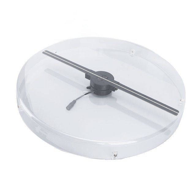3D Holographic Projector, 42cm LED 3D Hologram Fan Advertising Display Projector, 2000x224, Support Mobile APP, for Shop, Bar, Advertising Display