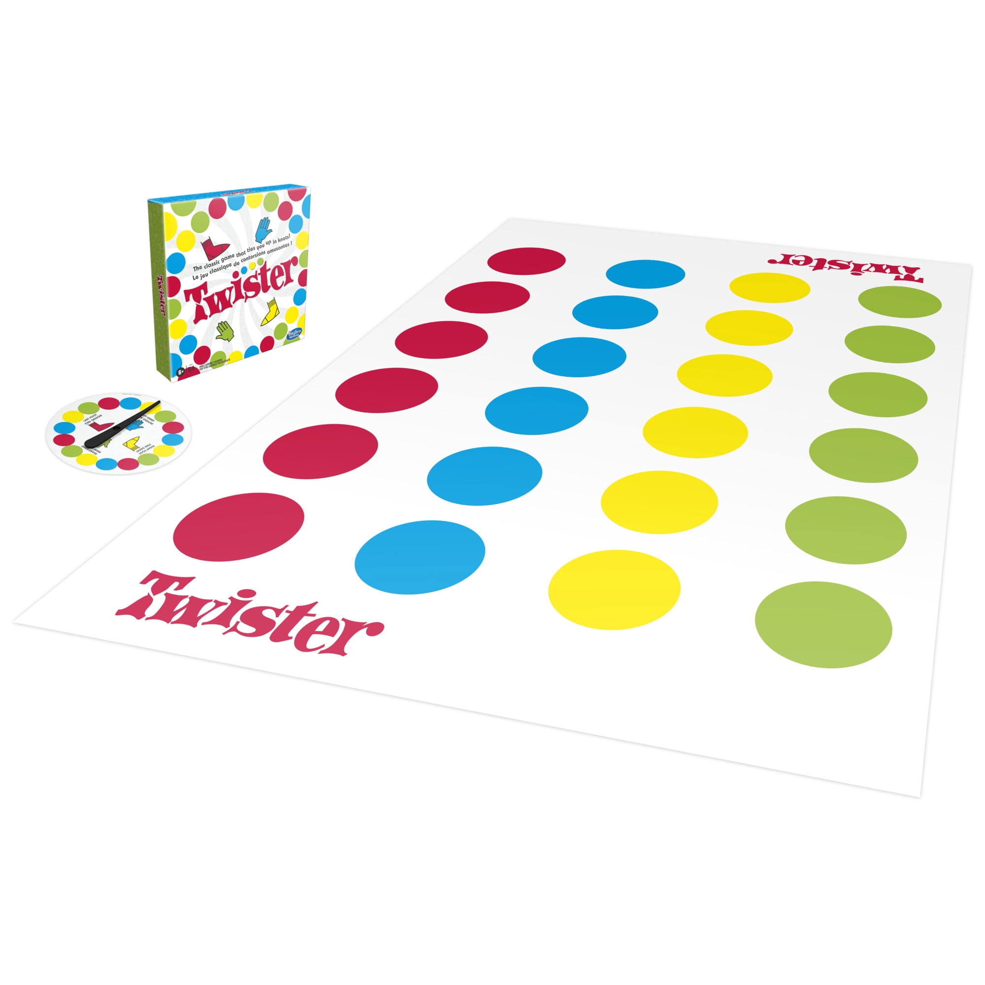 Twister Game with Spinner's Choice and Air Moves, Kids Party Games for 2+ Players