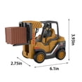 thumbnail image 3 of A Inertial Press Engineering Forklift Toy For Kids Boys Girls Construction Vehicle Model 2026, 3 of 8