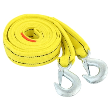 Heavy Duty Tow Trailer Winch Strap With Snap Hook 13FT 11000 Lb Rope,Strengthened Car Tow Recovery Cable For Road Vehicle Truck SUV