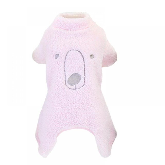 Pet Dogs Jacket Clothes Winter Warm Dog Costume For Pets Small Medium Dogs Coat Flannel 4-legged Clothes