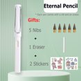thumbnail image 1 of lanliyunoutlet Eternal Mechanical Pencil with DIY Stickers, HB Lead, Many Colors, 1 Count, 1 of 6