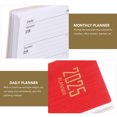 thumbnail image 2 of Miangastore 2025 Weekly Appointment Book Planner 2025 Daily Hourly Planner To-Do-List Notebook Teacher Planner For Office Red, 2 of 8