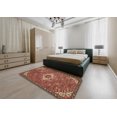 thumbnail image 4 of Ahgly Company Tapis Rectangulaire Intérieur Traditionnel Persan Rouge, 2 Pieds x 4 Pieds, 4 of 6