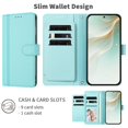 thumbnail image 3 of iPhone 17 Leather Wallet Case, Book Style Cover with Tab Closure, Pink, 3 of 6