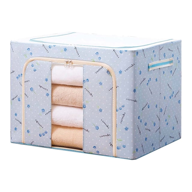 Lksixu Cloth Quilt Storage Bag Moving Storage Box Storage Finishing Box Storage Bins Organizers and Storage