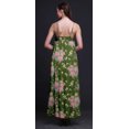 thumbnail image 2 of Bimba Rayon Floral Ladies Printed Backless Spaghetti Strap Long Maxi Evening Party Dress-Small, 2 of 4