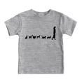 thumbnail image 4 of Hauts d'Été Garçons Filles T-Shirts Unisexes Graphiques à Lettres Manches Courtes Col Rond Design Décontracté T-Shirt Quotidien Printemps pour Enfant 4-5T, 4 of 4