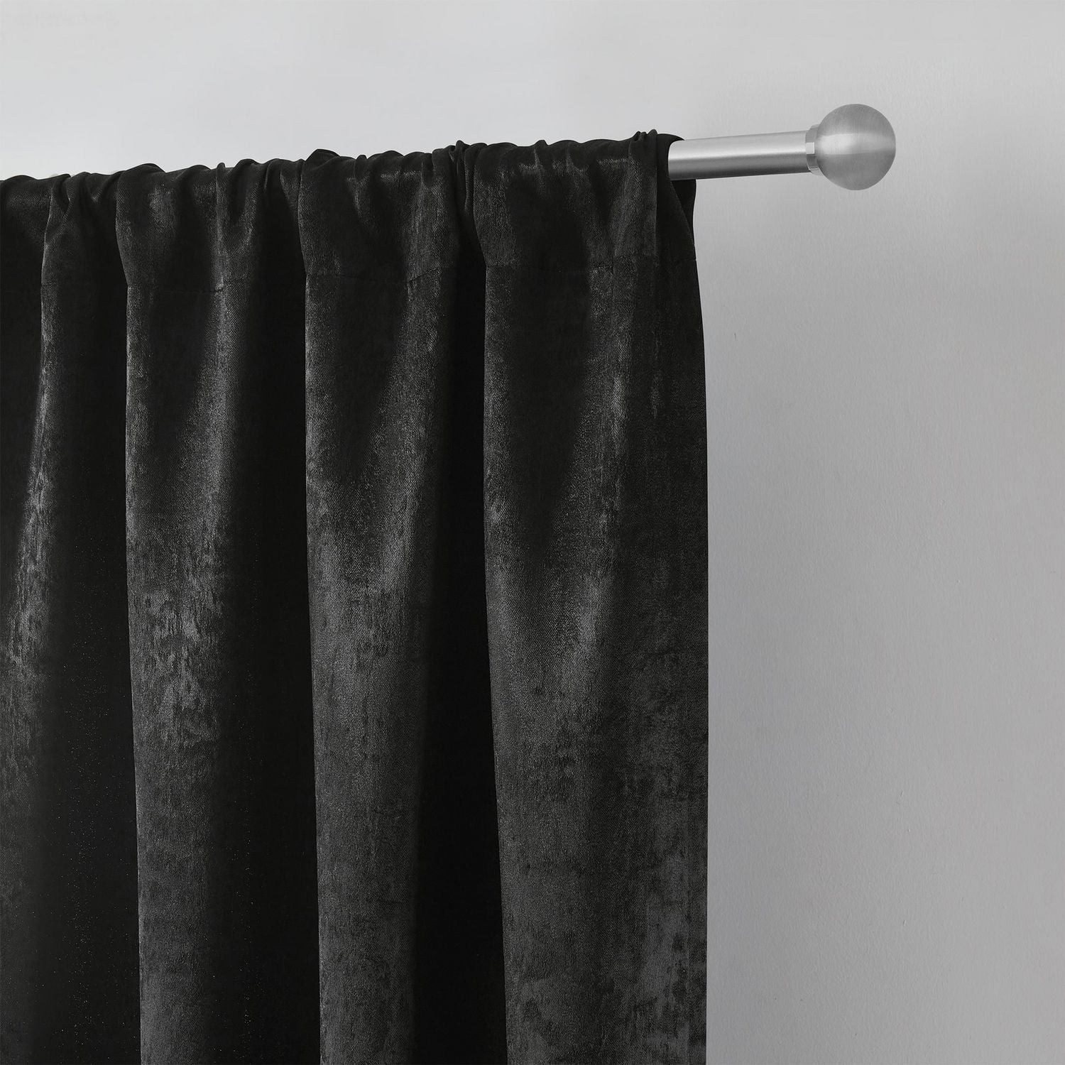 Mainstays Sheen Paire de Rideaux Occultants avec Passe-Tringle, 94 x 213 cm