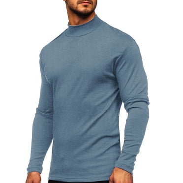 Ketyyh-chn99 Shirts T - pour Hommes Décontractés 2024 T-Shirt de Base Uni Décontracté à Manches Courtes T-Shirt de Baseball Uni en Coton Bleu,P